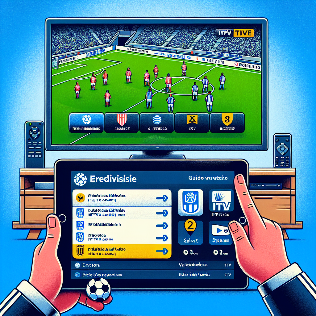 Eredivisie football match broadcast