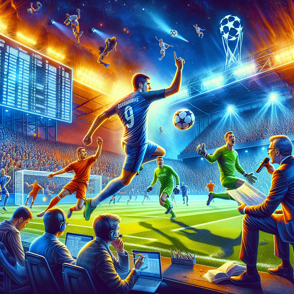 Champions League Football Match