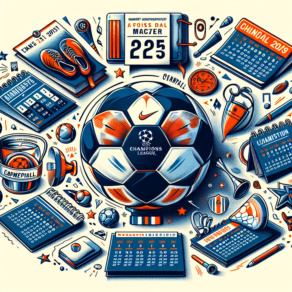 Champions League 2025 Schedule