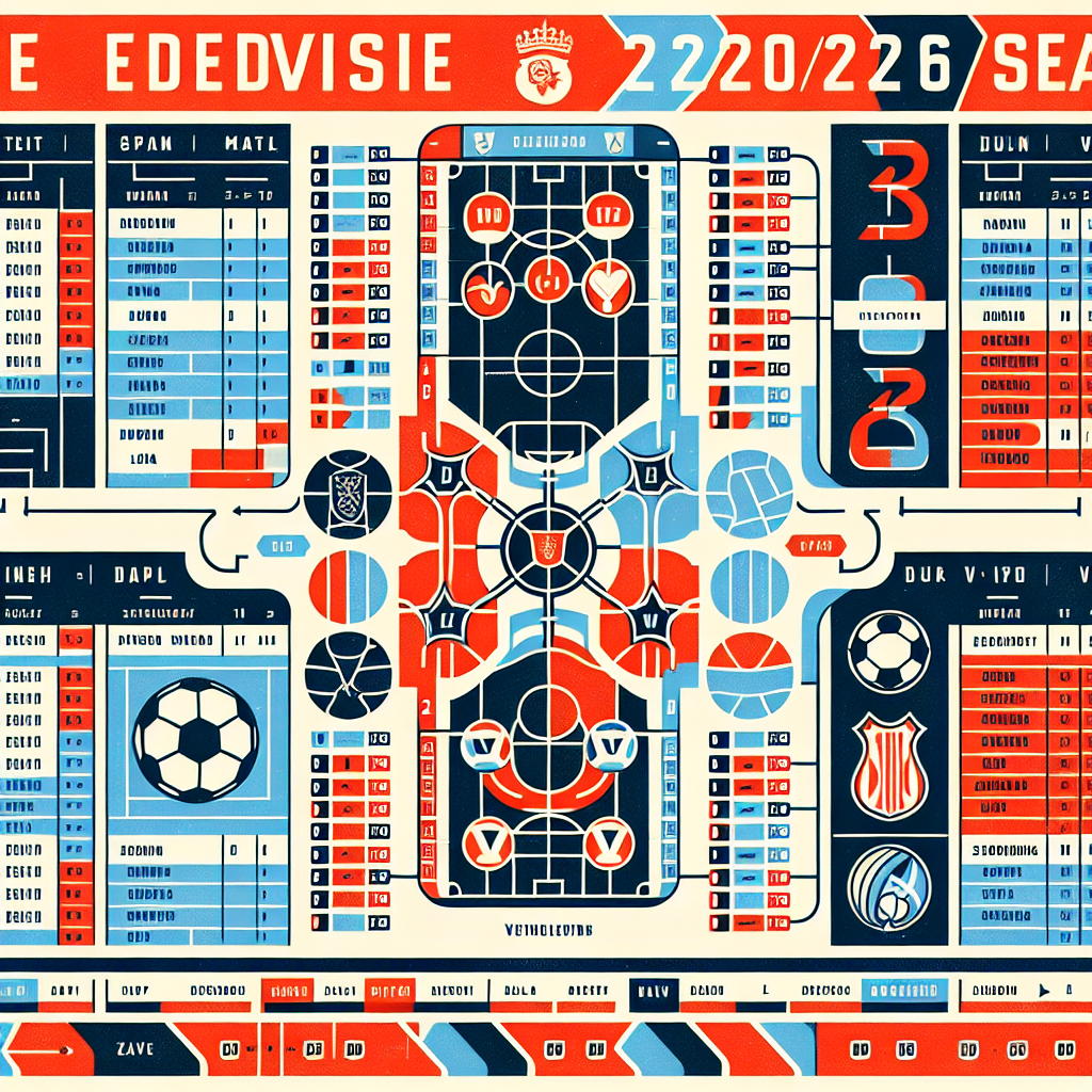 Eredivisie 2025/26 Fixture List