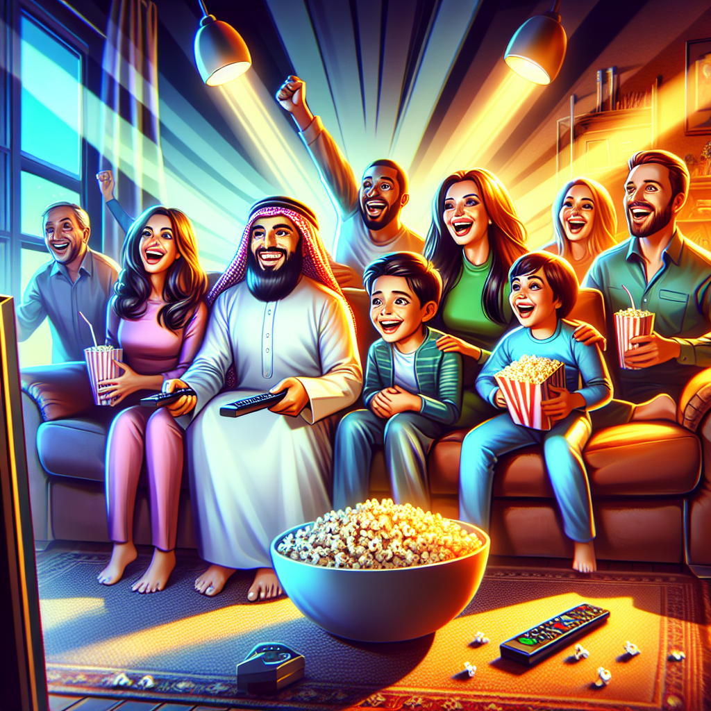 IPTV streaming on a television