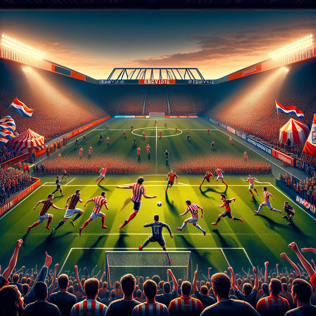 Eredivisie football match