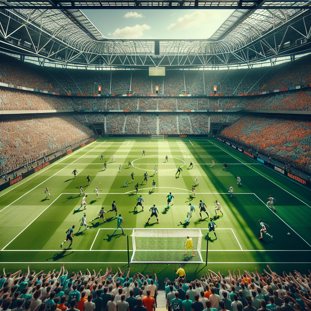 Eredivisie football match