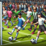 Young football stars in Europe