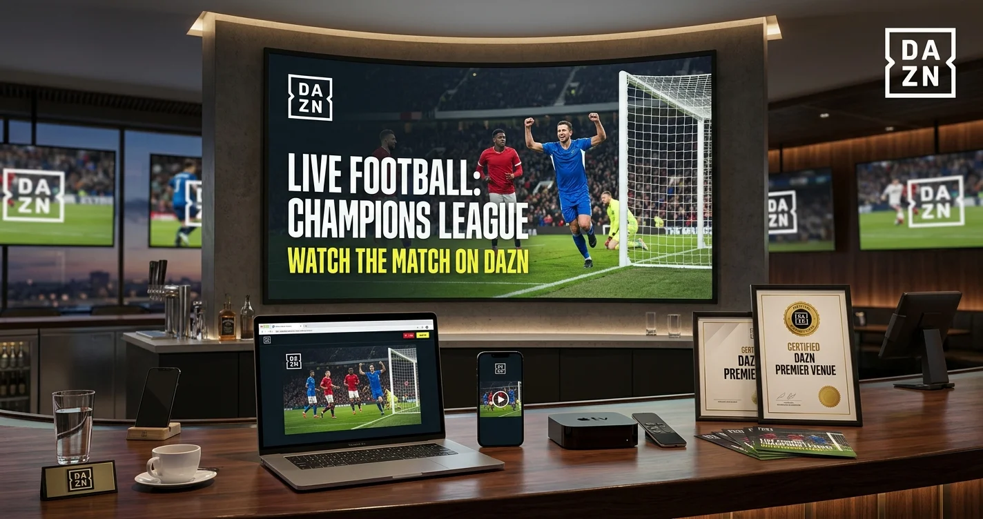 Live voetbalwedstrijden kijken op DAZN
