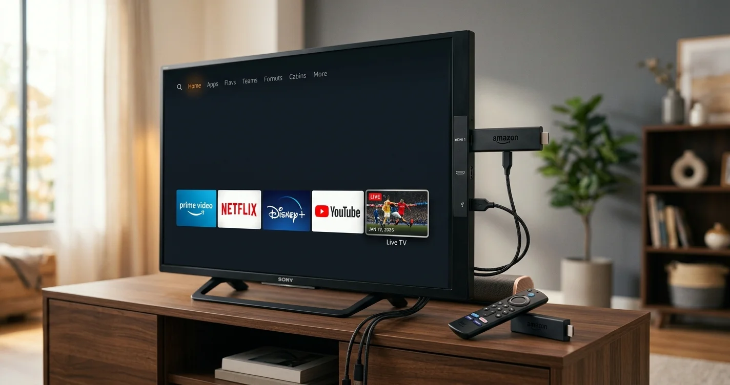 Amazon Fire Stick to a non-smart TV