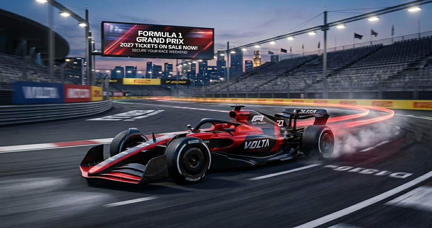 Buy F1 tickets for 2027