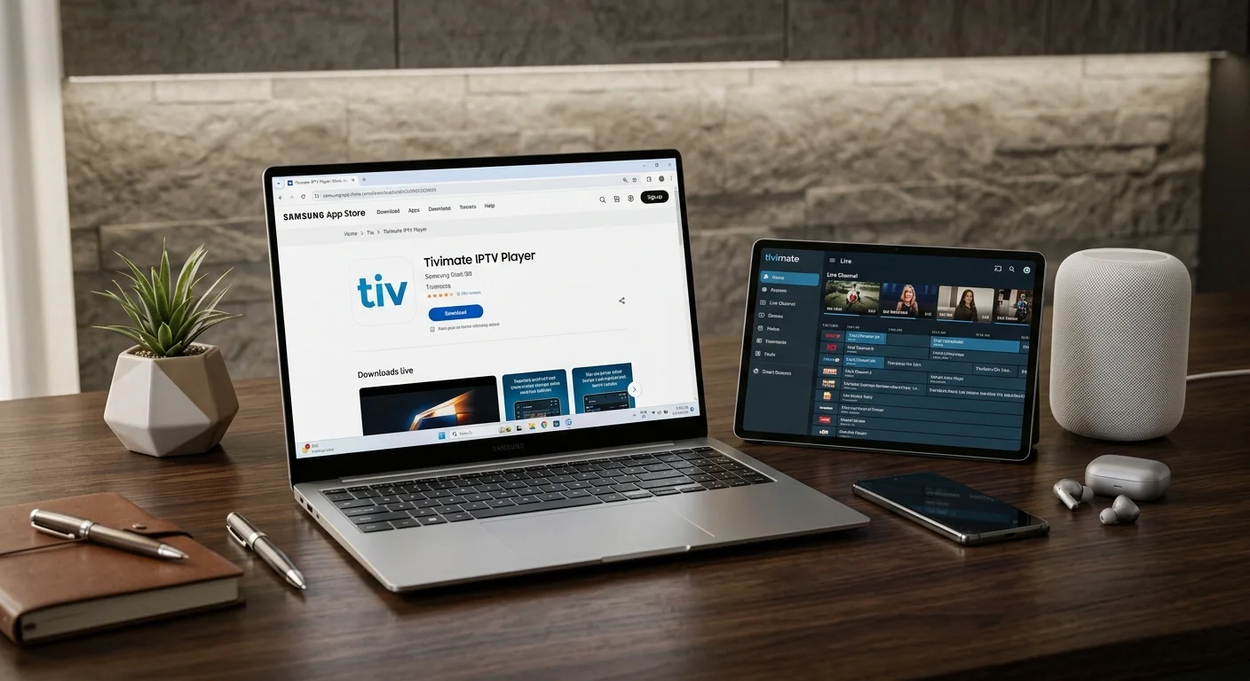 Tivimate IPTV Player op uw Samsung TV
