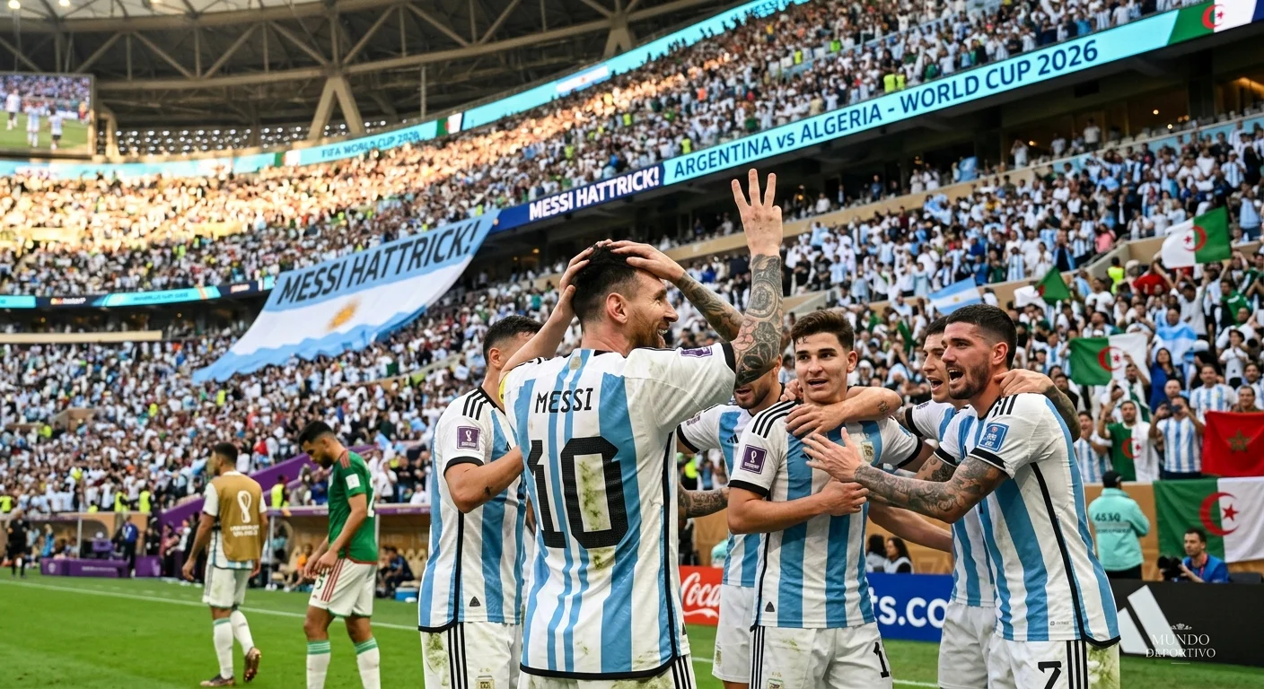 Messi Scores Hattrick
