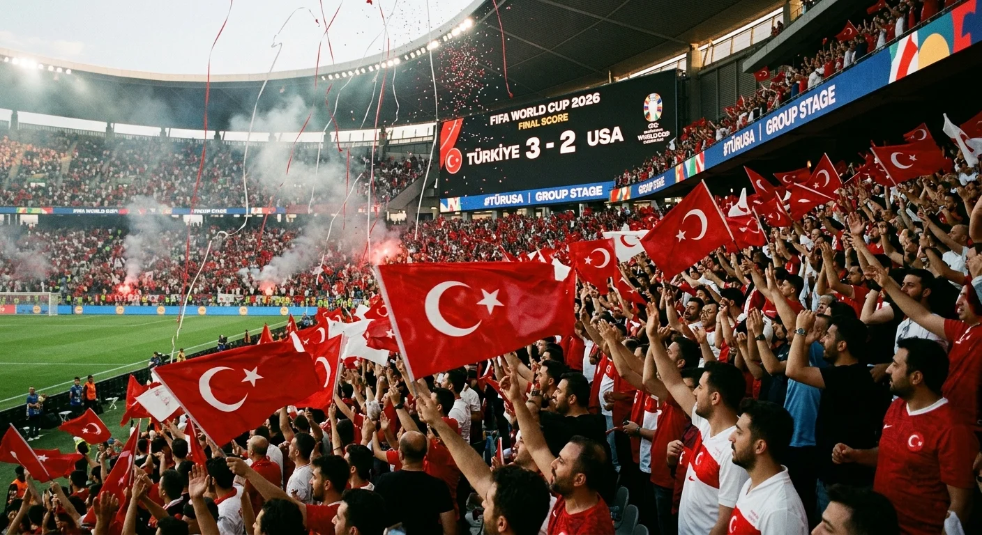Türkiye 3-2 USA WK 2026