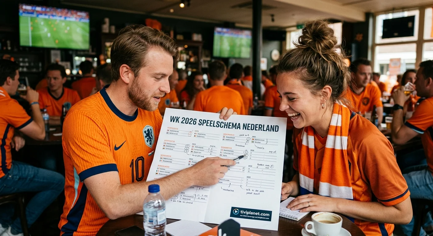 WK 2026 Speelschema Nederland