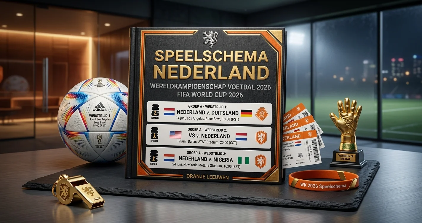 WK 2026 Speelschema Nederland