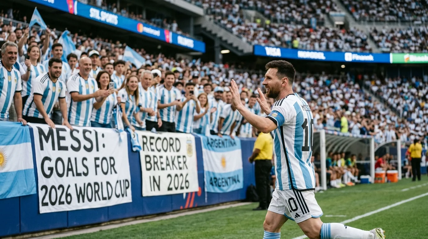 World Cups Messi played and goals