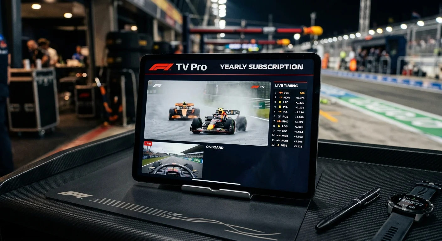 Yearly Subscription for F1 TV Pro