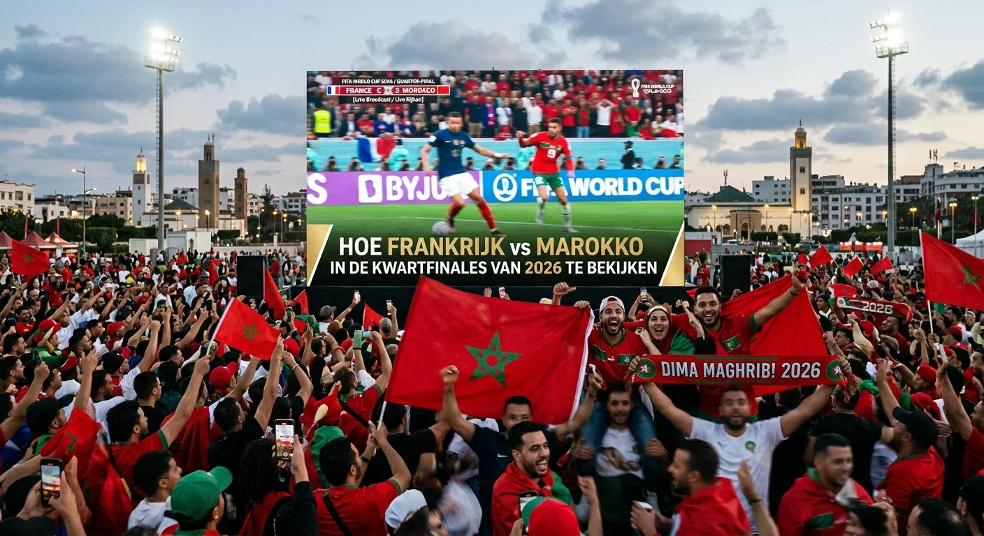 Marokko in de kwartfinales van 2026