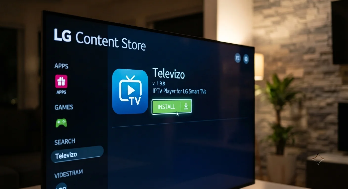 Install Televizo on LG