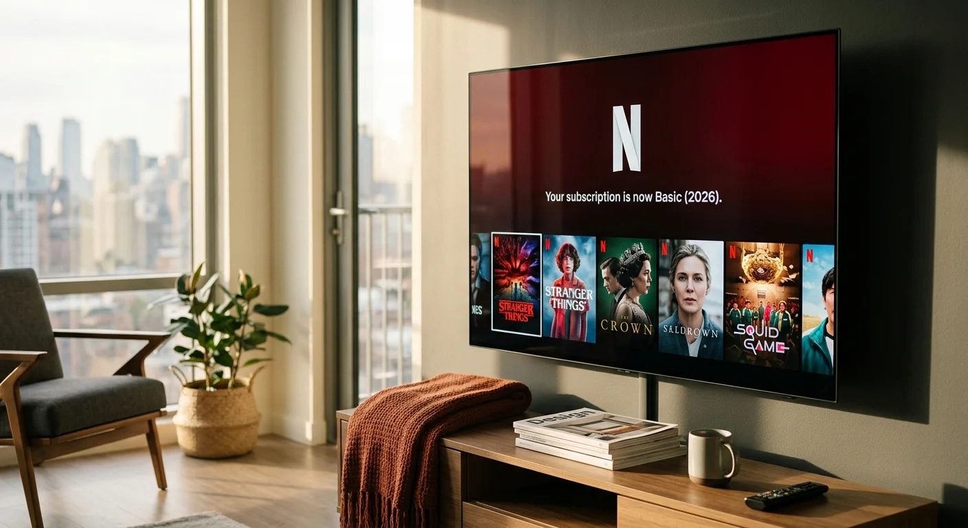 Netflix Premium to a basic subscription